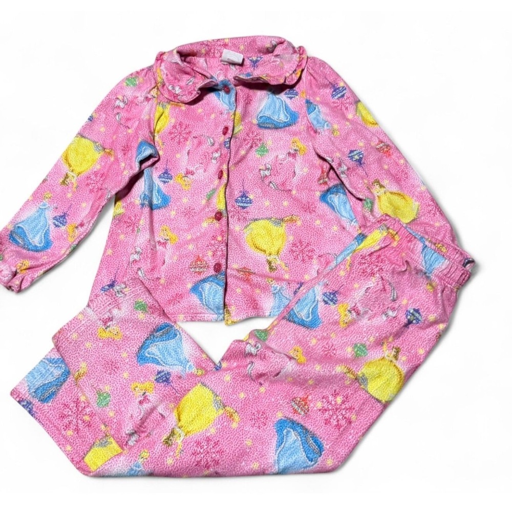 Y2K Disney Princess girls fleece pj set
